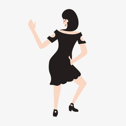 跳舞的女孩子手绘设计图图片素材其他格式下载动漫人物大全