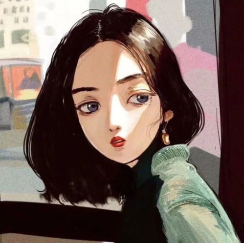 气质短发女生头像普普通通的你也值得被万般宠溺