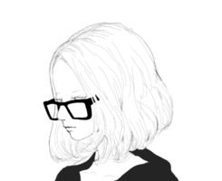 谁能帮我找一个可爱一点的卡通素描头像