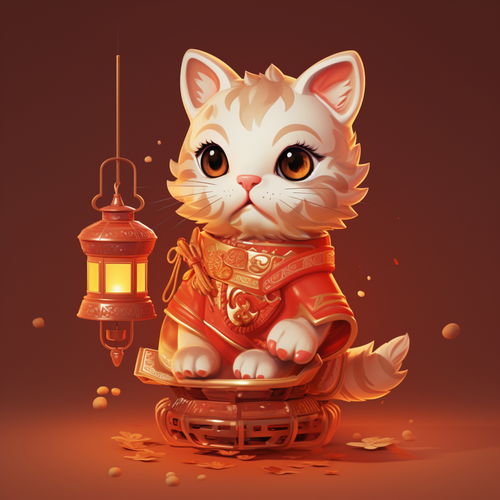 简约卡通3d招财猫素材图片海报设计下载请至来源处