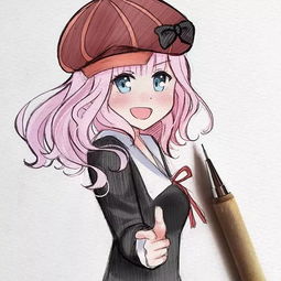 小清新二次元动漫美少女,快保存下来去练习吧