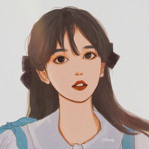 手绘动漫女生头像