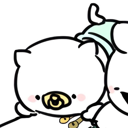 甜甜大耳兔情侣头像
