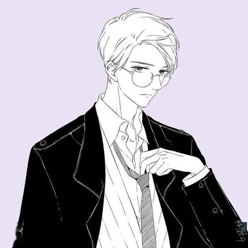 动漫眼镜男