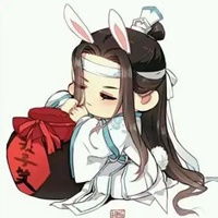 蓝忘记q版图片侧脸卡通蓝忘机q版萌图