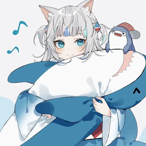 动漫头像0721鲨鱼妹可爱小鲨鱼动漫女头