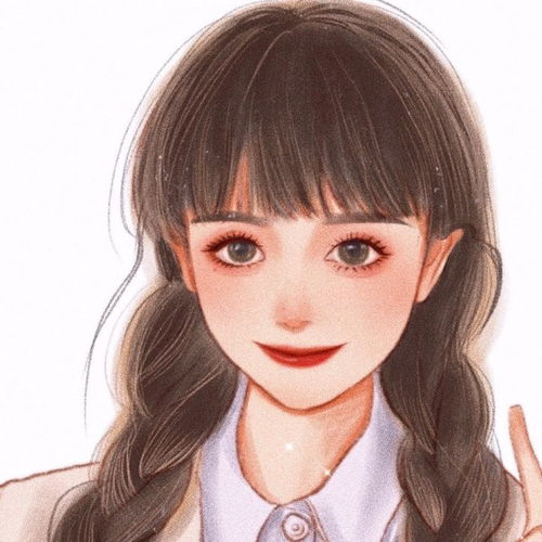 超级好看温柔的手绘头像