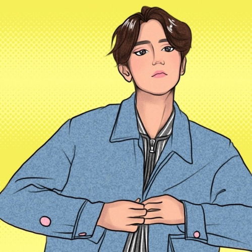 动漫男头,些许油腻