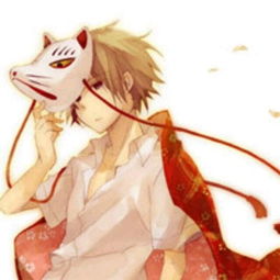 戴着狐狸面具棕色头发的动漫男主角有哪些