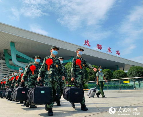 青春正当时武警四川总队首批新兵入营