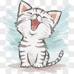 卡通小猫图片素材免费卡通小猫png设计图片大全图精灵