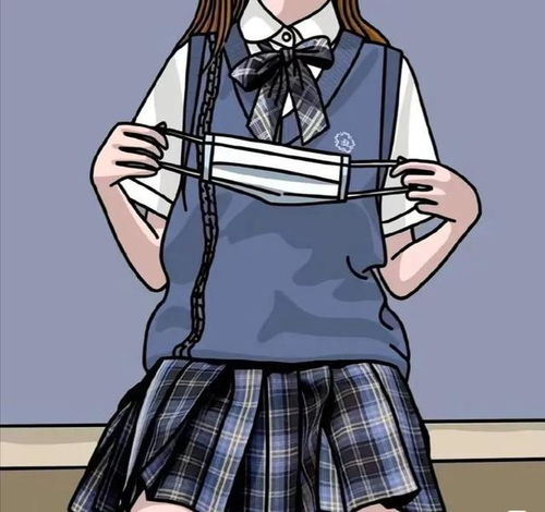 仙气jk漫画头像,小仙女必备