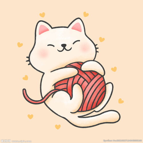 卡通小猫咪插画图片