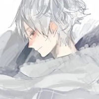 动漫头像男生银发银白色头发的动漫男生侧脸头像