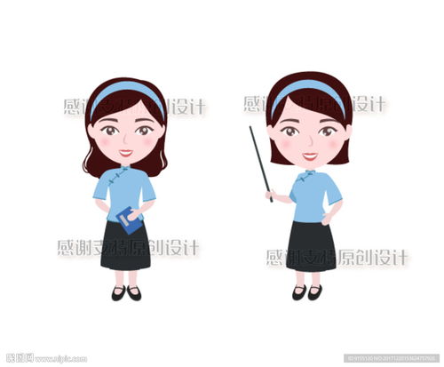 民国女子卡通形象图片