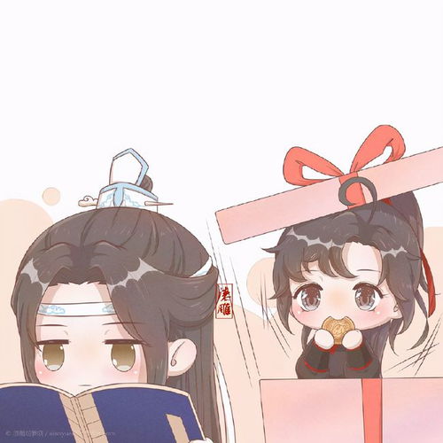 漫画忘羡化身茶杯犬,蓝湛成为无情洗碗叽,q版忘羡动漫壁纸