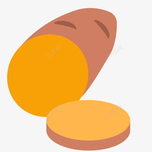 卡通美味黄心红薯插画免抠png设计图片免费下载页面网页平面电商创意素材红薯素材