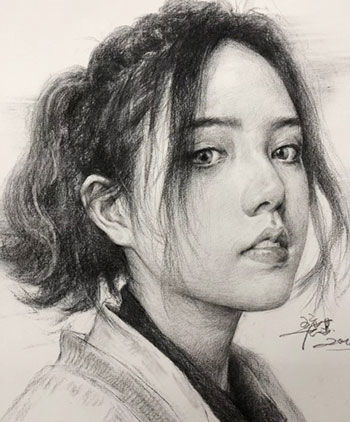 素描人物素描头像图片大全素描头像步骤及画法素描自学网
