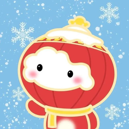 冰墩墩和雪容融头像壁纸系列