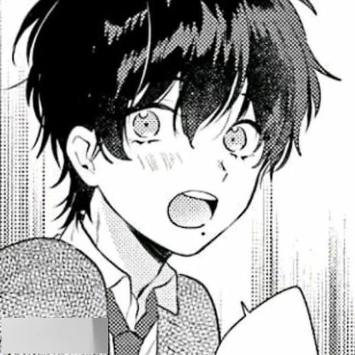 动漫头像满屏男女生黑白漫画风动漫头像,值得保存