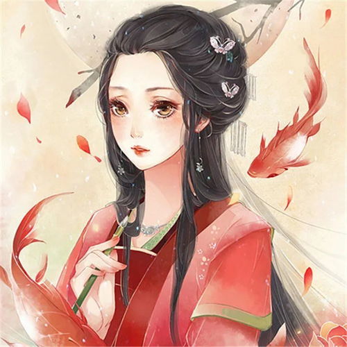 古风动漫头像与人间寥寥月色,长眠一场
