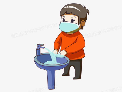 抗疫情勤洗手png图片素材下载洗手png熊猫办公