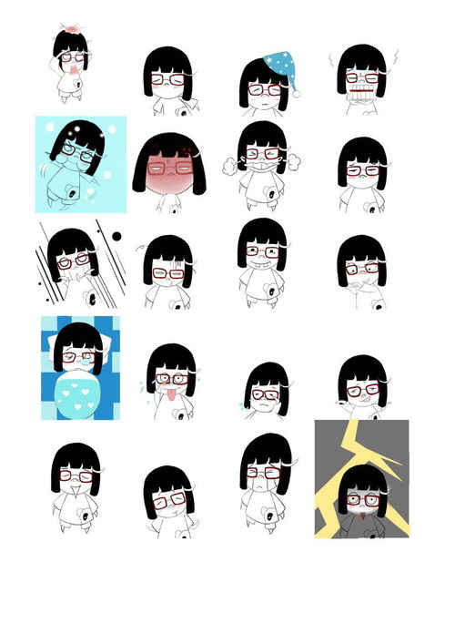 谁知道这个戴眼镜的卡通小女孩叫什么名字