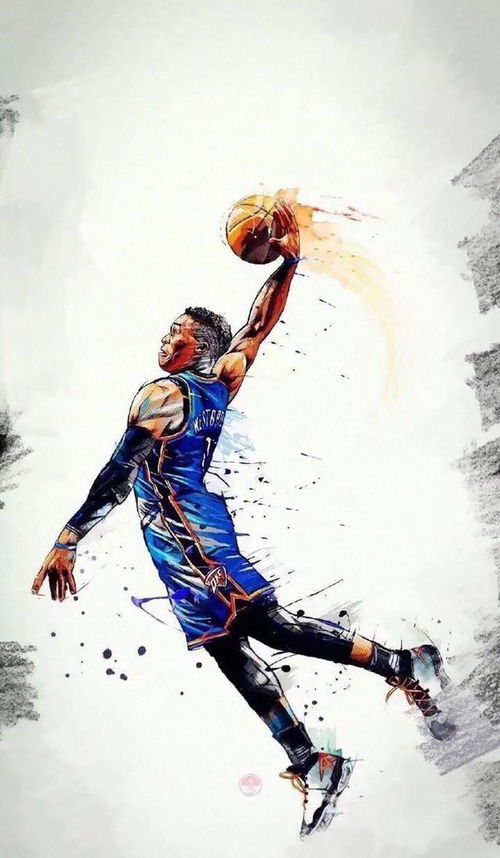 微信头像nba球星卡通手绘版,为你的爱豆点赞,喜欢的拿走