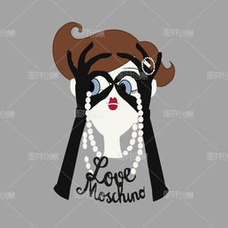 印花矢量图卡通卡通人物女人文字免费素材设计图案原创艺术风psd图片素材下载图芽创意