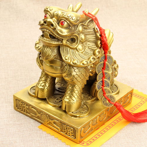 开光纯铜貔貅摆件金钱貔貅家居工艺礼品摆件