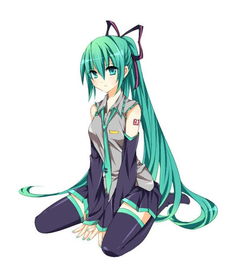 二次元女生图片蓝瞳单马尾