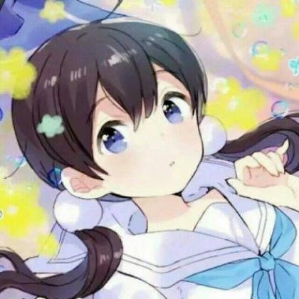 2020好看唯美的卡通二次元情侣头像一男一女图片