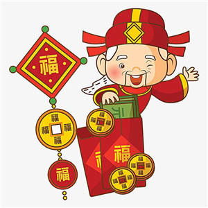 财神爷微信头像高清图片2020男人最招财的卡通微信头像
