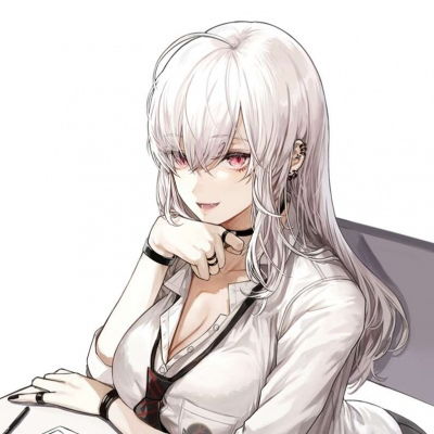念长发飘飘动漫女生头像