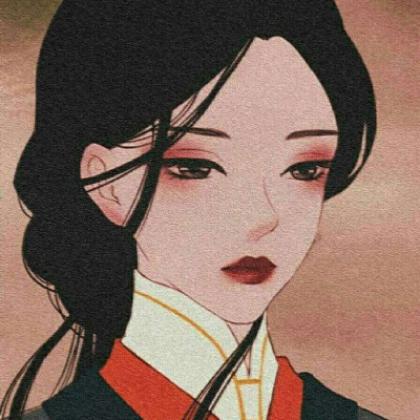 手绘唯美动漫头像女生一个人的一往情深