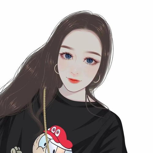专属自己的手绘漫画头像,喵喵闺蜜头像情侣头像