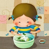 我不挑食图片卡通吃饭不挑食图片