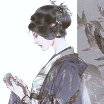 超仙气女生动漫头像拿扇子红衣古装仙气美女头像,古风头像图片