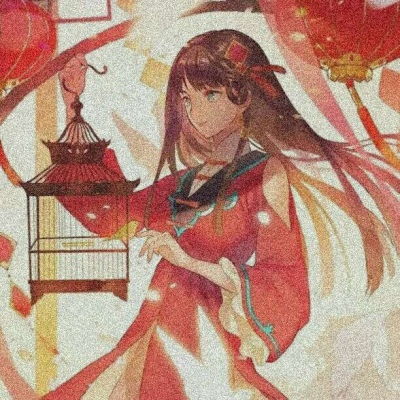 汐颜.动漫女头古风温柔ins风