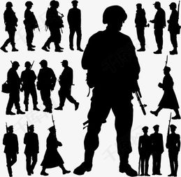 士兵剪影素材图片免费下载高清装饰图案psd千库网图片编号2827530