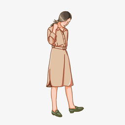 夏日穿搭手绘卡通女孩图片素材其他格式下载动漫人物大全
