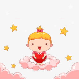 矢量卡通扁平化儿童节粉色女孩图片素材其他格式下载动漫人物大全