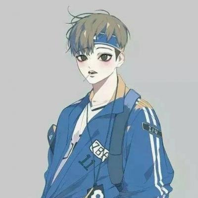 丧系动漫头像男生冷酷特别丧的头像男二次元
