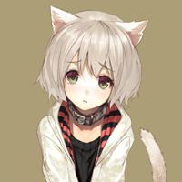 猫耳女生卡通头像可爱的猫耳朵女孩动漫头像