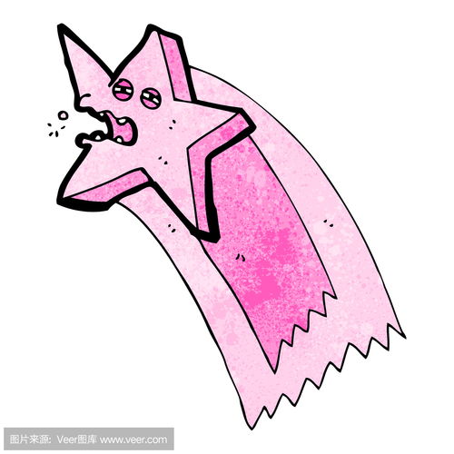 射击明星卡通shootingstarcartoonillustration