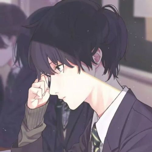 动漫男生头像,爱所有人,信任少数人,不负任何人