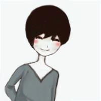 戴眼镜的情侣头像女生卡通长发可爱