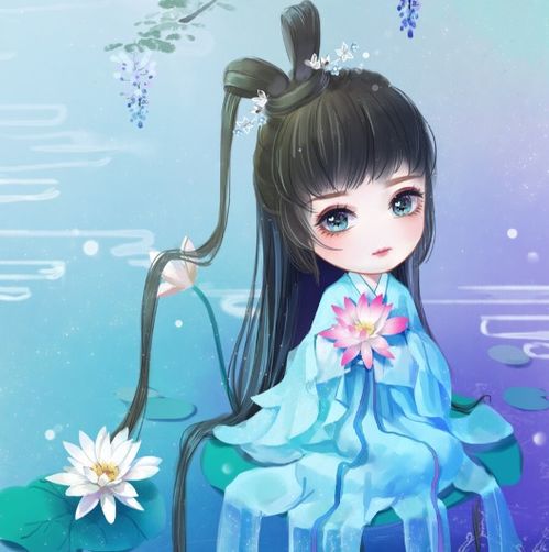 超可爱q版古风动漫头像奶茶是大孩子喝的,今天我喝旺仔牛奶
