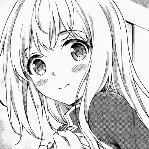 黑白漫画风女生头像且看故人离去难问归期,从此形单影只颠沛流离
