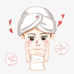 手绘女生美容插画图片素材其他格式下载动漫人物大全